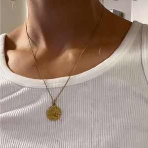 Gold-filled Zodiac Virgo Necklace